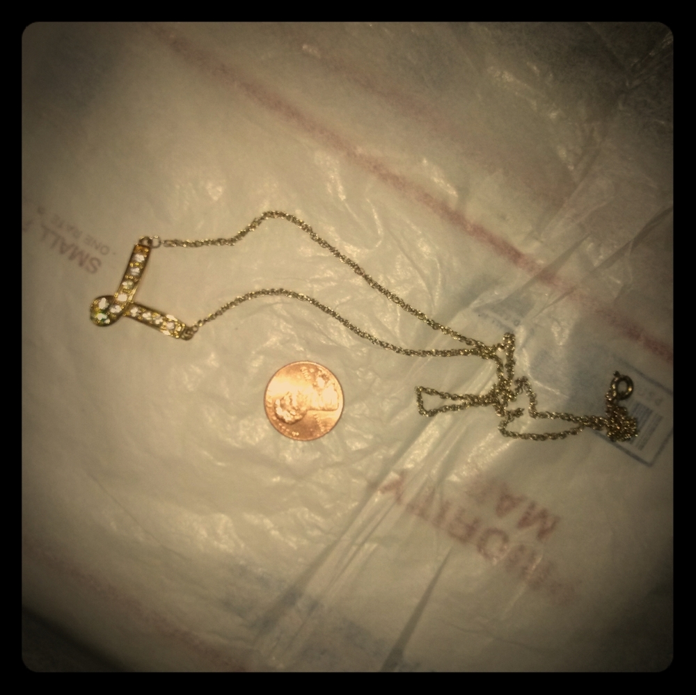 Roman Gold tone necklace